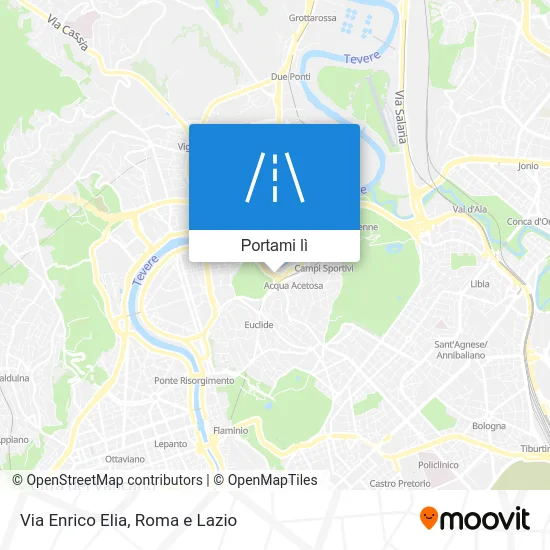 Mappa Via Enrico Elia