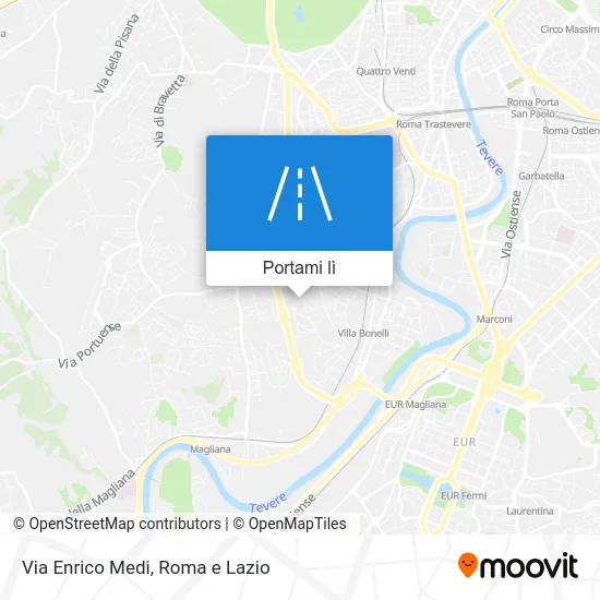 Mappa Via Enrico Medi