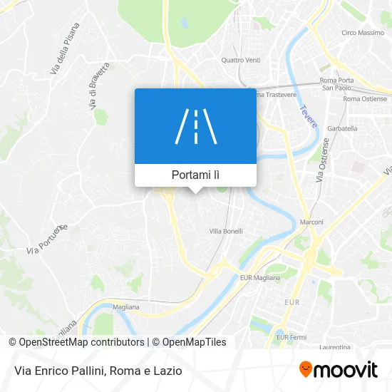 Mappa Via Enrico Pallini