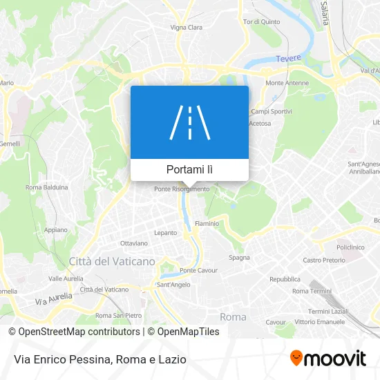 Mappa Via Enrico Pessina