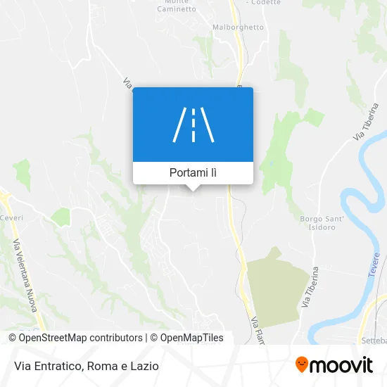 Mappa Via Entratico