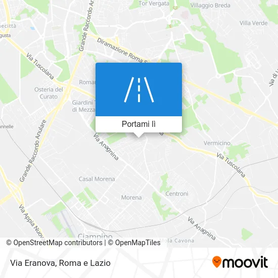 Mappa Via Eranova
