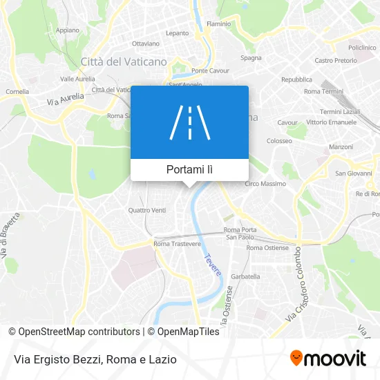Mappa Via Ergisto Bezzi