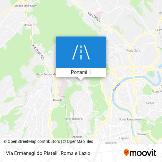 Mappa Via Ermenegildo Pistelli