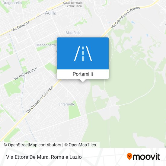 Mappa Via Ettore De Mura