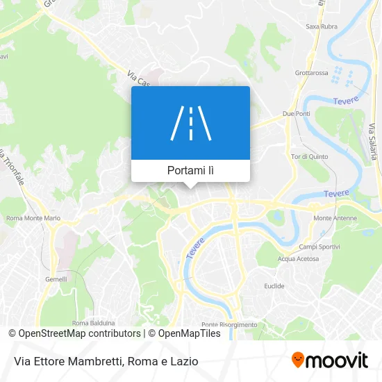 Mappa Via Ettore Mambretti