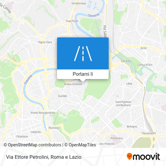 Mappa Via Ettore Petrolini