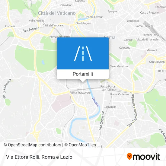 Mappa Via Ettore Rolli