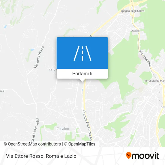Mappa Via Ettore Rosso