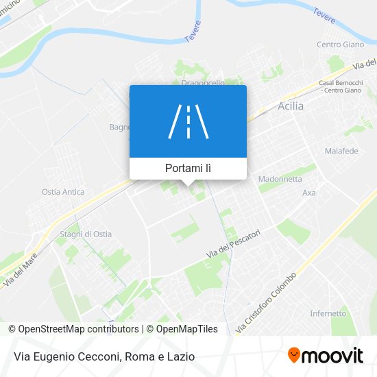 Mappa Via Eugenio Cecconi