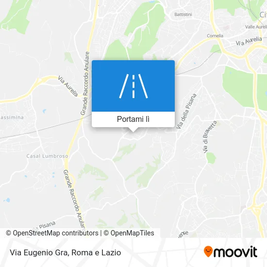 Mappa Via Eugenio Gra