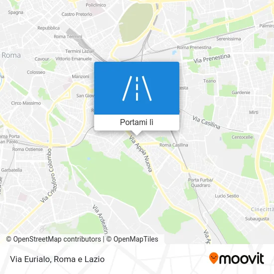 Mappa Via Eurialo