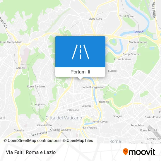 Mappa Via Faiti