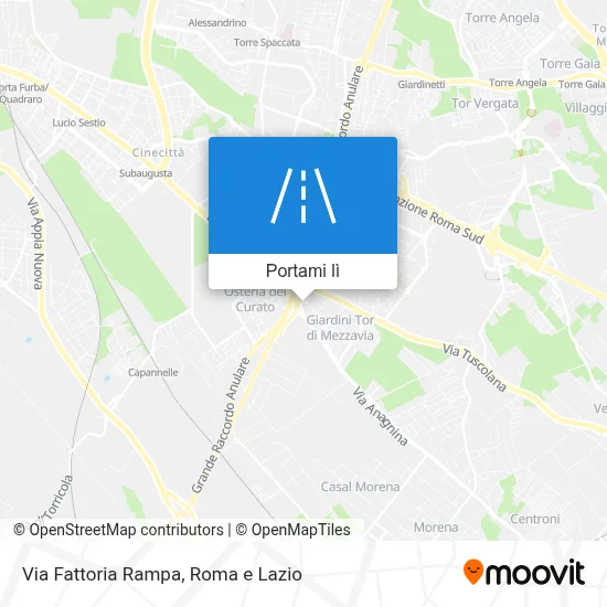 Mappa Via Fattoria Rampa