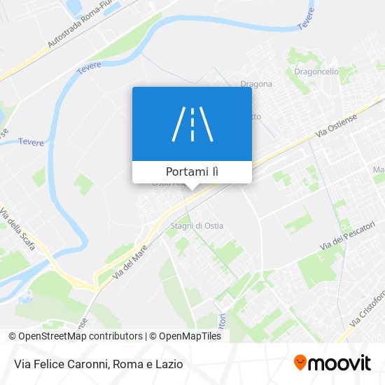 Mappa Via Felice Caronni