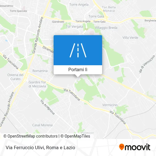 Mappa Via Ferruccio Ulivi