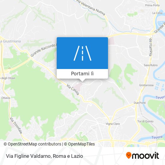 Mappa Via Figline Valdarno