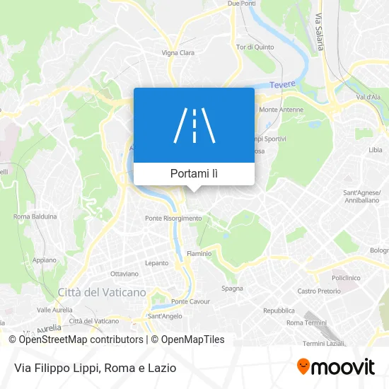 Mappa Via Filippo Lippi