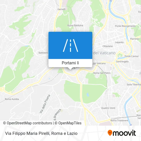 Mappa Via Filippo Maria Pirelli