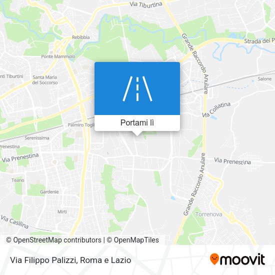 Mappa Via Filippo Palizzi