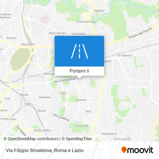 Mappa Via Filippo Smaldone