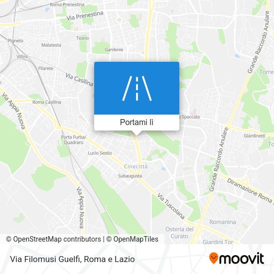 Mappa Via Filomusi Guelfi