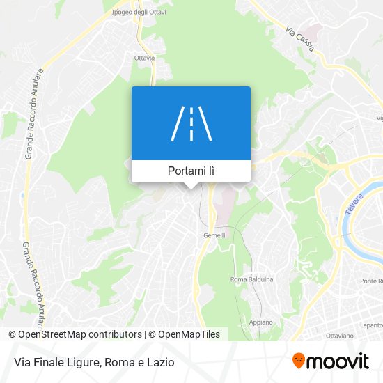 Mappa Via Finale Ligure