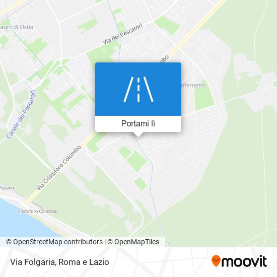 Mappa Via Folgaria