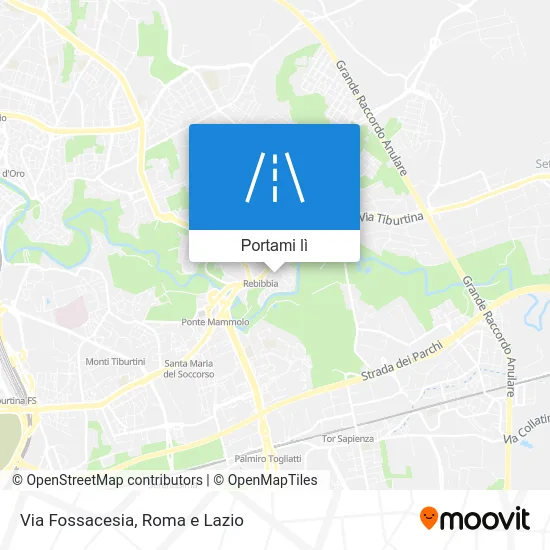 Mappa Via Fossacesia