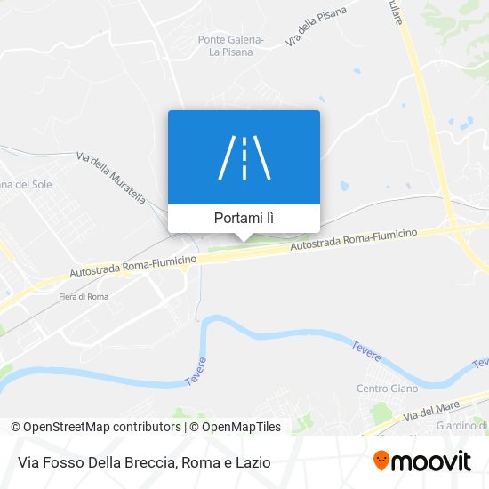Mappa Via Fosso Della Breccia