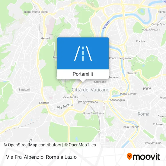 Mappa Via Fra' Albenzio