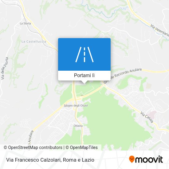 Mappa Via Francesco Calzolari