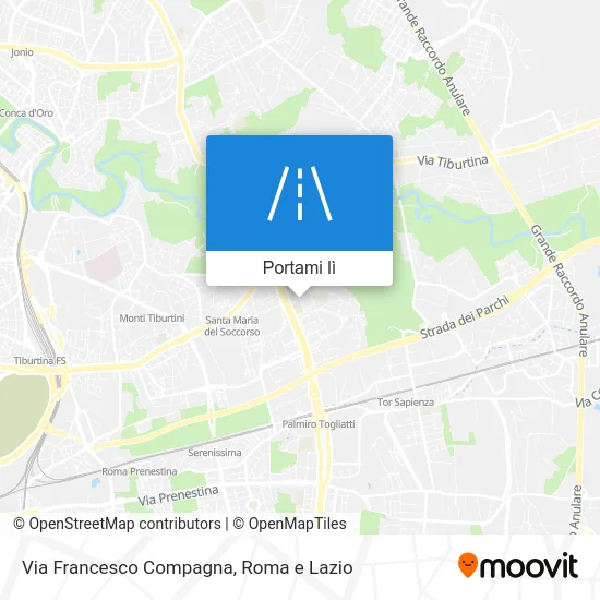 Mappa Via Francesco Compagna