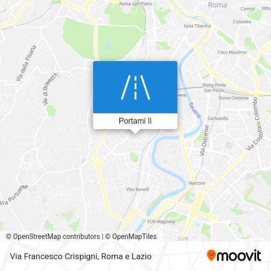 Mappa Via Francesco Crispigni