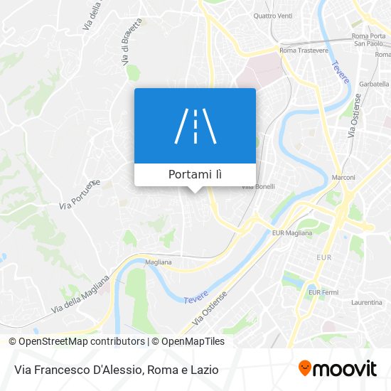 Mappa Via Francesco D'Alessio