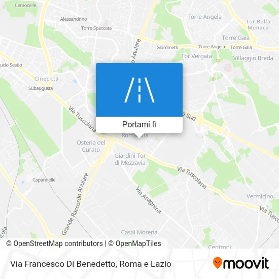 Mappa Via Francesco Di Benedetto