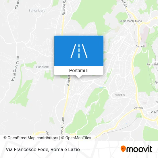 Mappa Via Francesco Fede