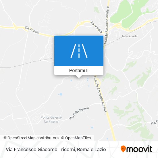 Mappa Via Francesco Giacomo Tricomi