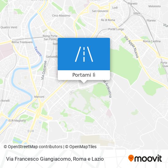 Mappa Via Francesco Giangiacomo