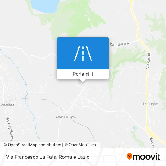Mappa Via Francesco La Fata