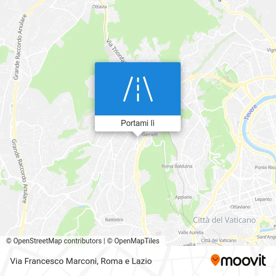 Mappa Via Francesco Marconi