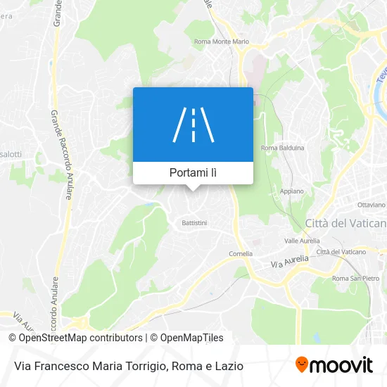 Mappa Via Francesco Maria Torrigio