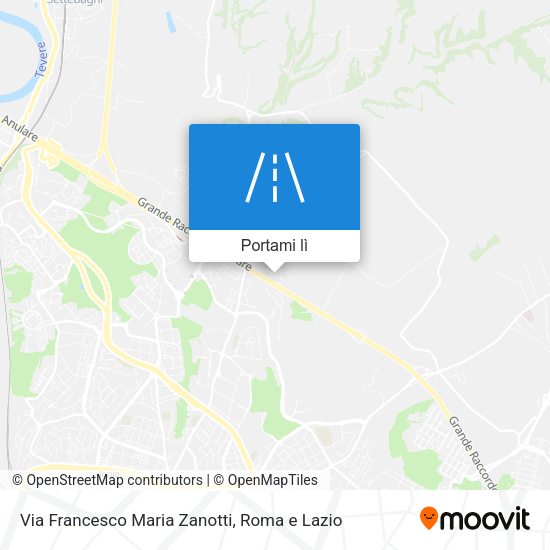 Mappa Via Francesco Maria Zanotti