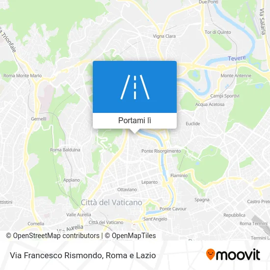 Mappa Via Francesco Rismondo