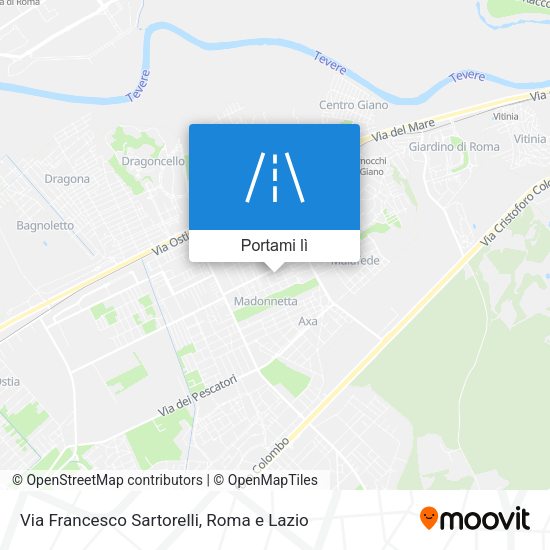Mappa Via Francesco Sartorelli