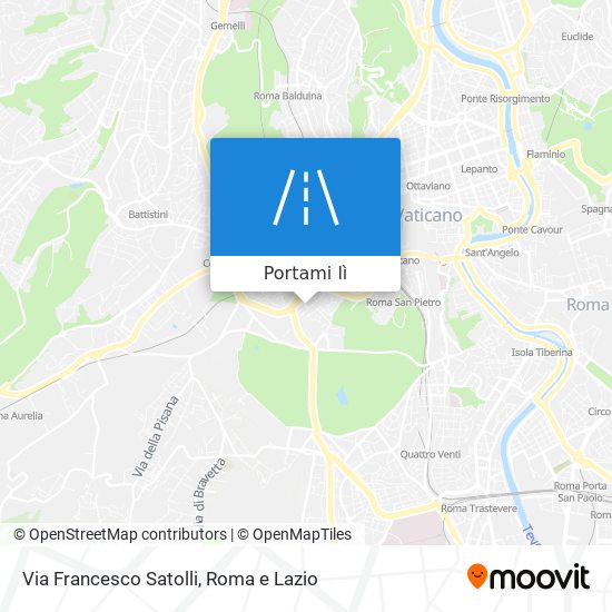 Mappa Via Francesco Satolli