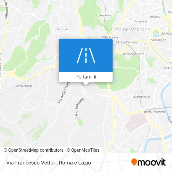Mappa Via Francesco Vettori