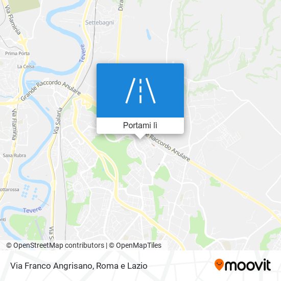 Mappa Via Franco Angrisano