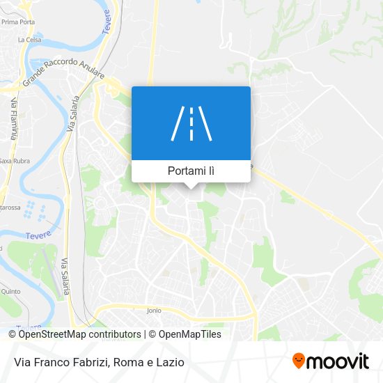 Mappa Via Franco Fabrizi