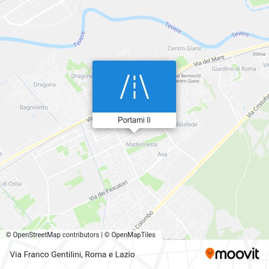 Mappa Via Franco Gentilini